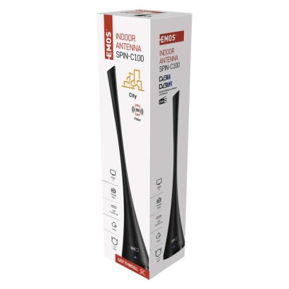 Szobaantenna CITY SPIN-C100, DVB-T2, DAB, FM, LTE/4G/5G szűrő