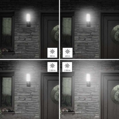 GoSmart Venkovní otočná kamera IP-310 TORCH s WiFi a světlem, černá