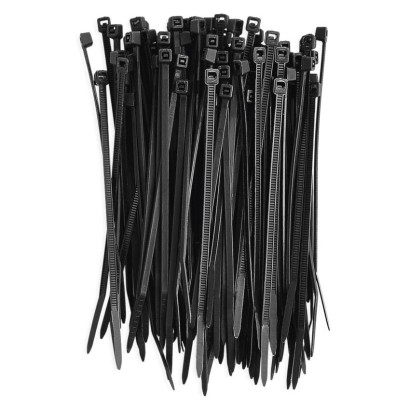 Stahovací páska 100×2,5 mm, černá, 100 ks