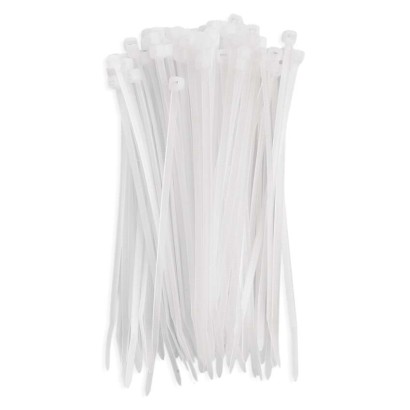 Stahovací páska 150×3,5 mm, bílá, 100 ks