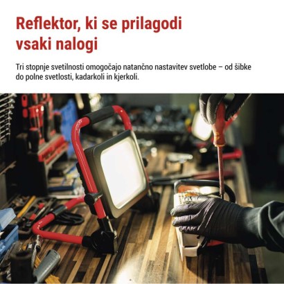 LED reflektor polnilni ACCO 50W CW