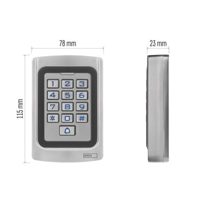 GoSmart Metall Codeschloss IP-006AX, WiFi