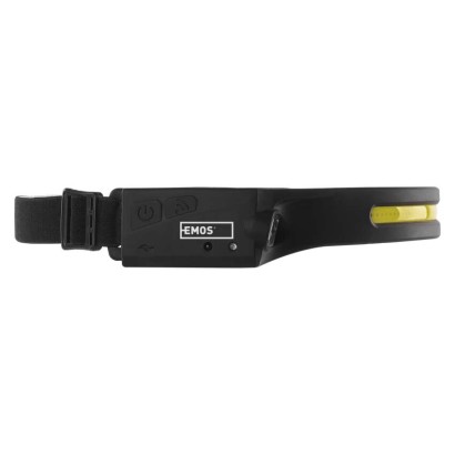 COB LED nabíjecí čelovka P3541, 380 lm, 30 m, Li-Pol 1200 mAh