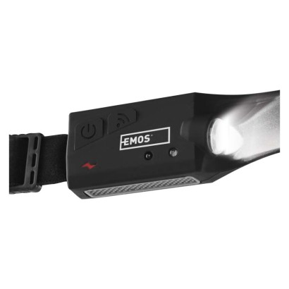 COB LED nabíjecí čelovka P3541, 380 lm, 30 m, Li-Pol 1200 mAh