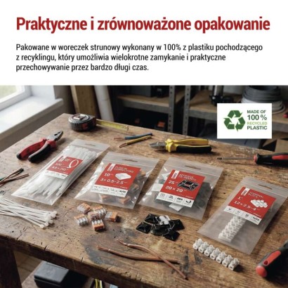 Złączka sprężynowa 3×0,5, 10 szt