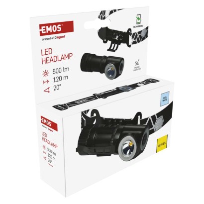 LED nabíjacia čelovka P3544, 500 lm, Li-Ion 800 mAh