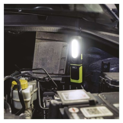 COB LED + SMD LED įkraunamas darbo žibintas P4537, 330 lm, 1200 mAh