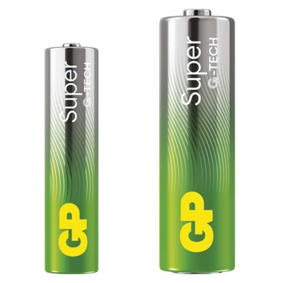 GP alkalna baterija SUPER AA 12 + AAA 12 + LED veriga BL