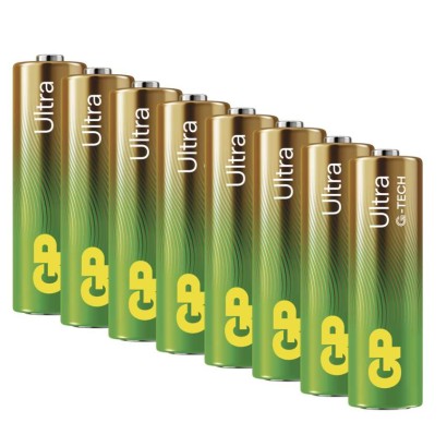 Baterija GP ULTRA alkalna LR6 AA 6+2 kosov