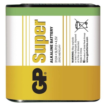 Alkalická baterie GP Super 3LR12 (4,5V), 1 ks