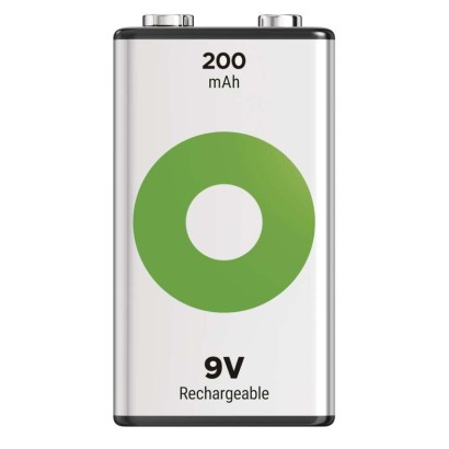 Polnilna baterija GP ReCyko 200 mAh (9V)