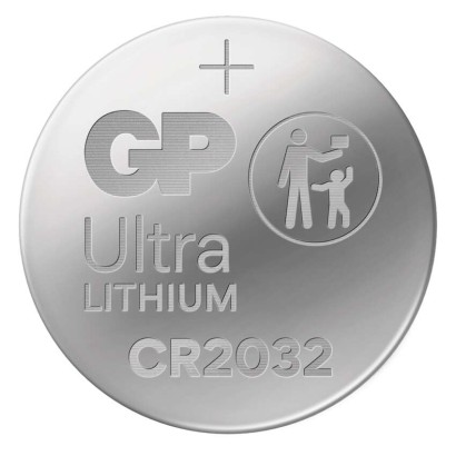GP Ultra lítiové gombíkové batérie CR2032, 4 ks