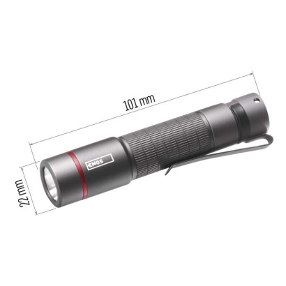 CREE LED svetilka kovinska Ultibright 60, 170lm, 1xAA