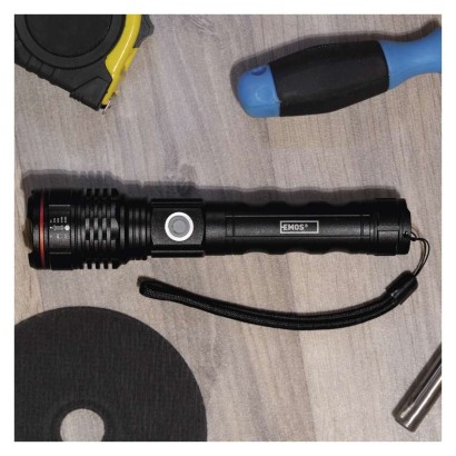 Laetav LED-taskulamp metallist taskulamp P3116, 600 lm