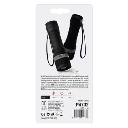 LED Taschenlampe P4702, 75 lm, 3x AAA, Fokus