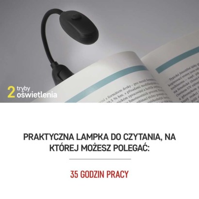 Lampka do czytania LED 10 lm 1× AAA