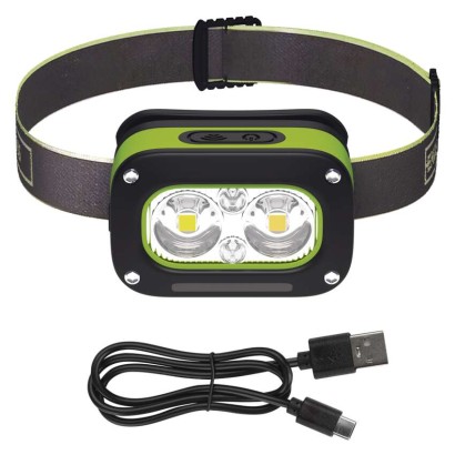 LED nabíjacia čelovka P3545, 175 lm, Li-Pol 800 mAh