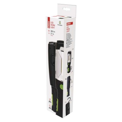 COB LED + LED aufladbare Arbeitsleuchte P4518, 380 lm,2500 mAh