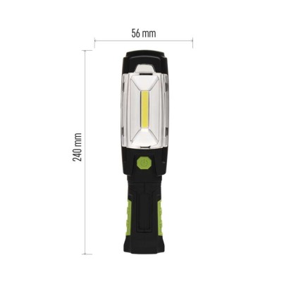 COB LED + LED aufladbare Arbeitsleuchte P4518, 380 lm,2500 mAh