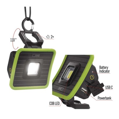 LED-töölamp laetav, P4539, 1000 lm, 2200 mAh