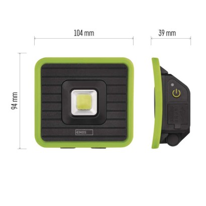 LED-töölamp laetav, P4539, 1000 lm, 2200 mAh