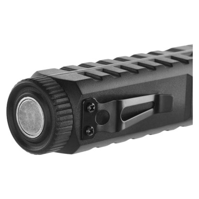 Wiederaufladbare LED-Taschenlampe aus Kunststoff P4720, 120 lm, 10 STCK., display box