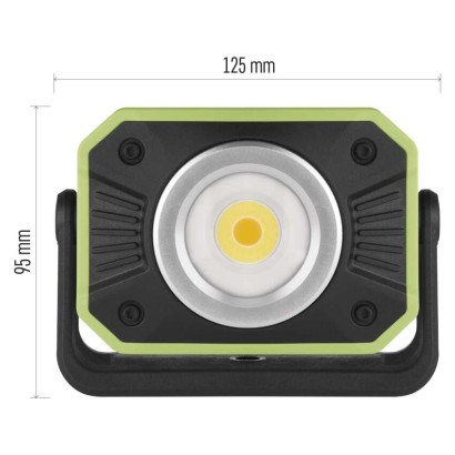 COB LED uzlādējama lampa darbam P4542, 900 lm, 4400 mAh