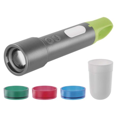 Ročna LED svetilka, 600 lm, 1 200 mAh, kovinska