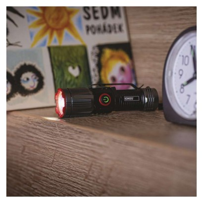 LED Polnilna svetilka kovinska 300 lm, 700 mAh