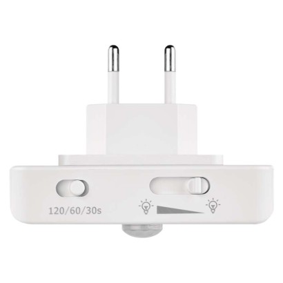LED nočné svetlo P3319 s pohybovým čidlom do zásuvky