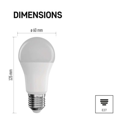Set GoSmart: 3x LED Lampe E27 / 11W / RGB / dimmbar / WiFi