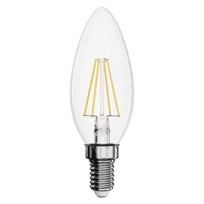 LED žarnica Filament Candle / E14 / 3,4 W (40 W) / 470 lm / toplo bela