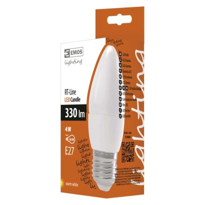LED žarnica classic candle 4W E27 WW