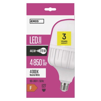 LED žarnica Classic T140 / E27 / 44,5 W (270 W) / 4 850 lm / nevtralno bela