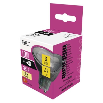 LED Lampe Classic MR16 / GU10 / 4,2 W (36 W) / 333 lm / Warmweiß