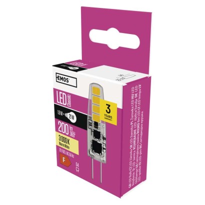 LED žarnica Classic JC / G4 / 1,9 W (21 W) / 200 lm / toplo bela