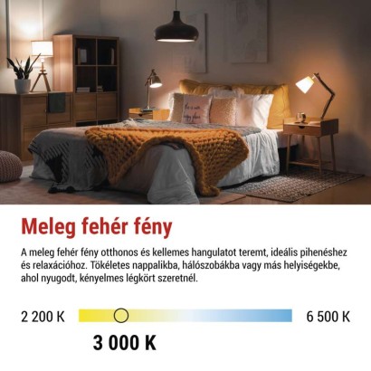 LED izzó Classic JC / G9 / 2,5 W (32 W) / 350 lm / meleg fehér 