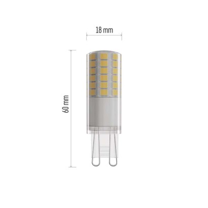 LED spuldze Classic JC / G9 / 4,2 W (40 W) / 470 lm / neitrāli balta