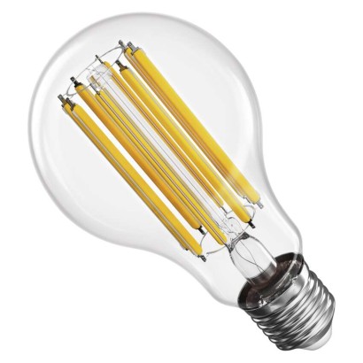 LED spuldze Filament A70 / E27 / 18 W (150 W) / 2452 lm / Silti balta