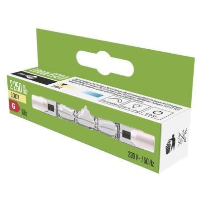 Lineare Halogenlampe J78 120W R7s warmweiss