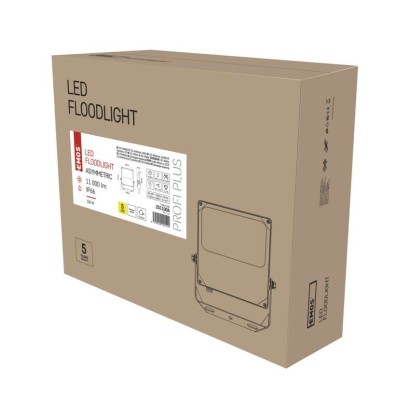 LED reflektor ASIMO asymmetric 100W, NW, črni