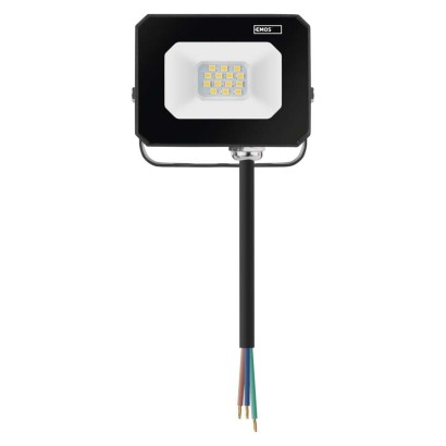 LED reflektor SIMPO 10 W, černý, neutrální bílá