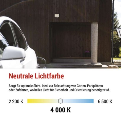 LED reflektor GLARO 30W, weiß, IP65, 3000 lm, neutralweiß