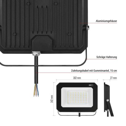 LED reflektor SIMPO 50 W neutralweiß