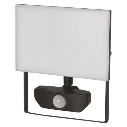 Naświetlacz LED TAMBO z czujnikiem PIR, 30 W, 3000 lm, czarny