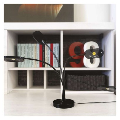 EMOS LED asztali lámpa black & home, fekete