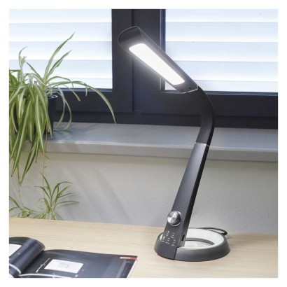 LED galda lampa JAMES, melna
