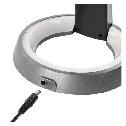 LED galda lampa JAMES, melna