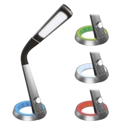 LED galda lampa JAMES, melna