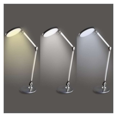 Lampa biurkowa LED KAREN, szary